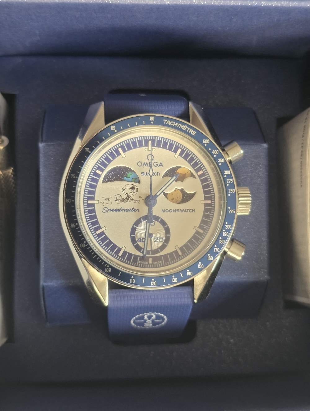 SWATCH MOONWATCHES IN STAINLESS STEEL CASE